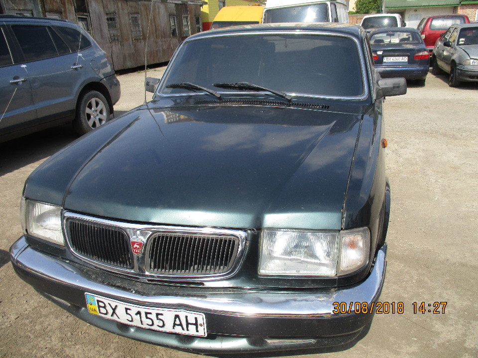 Автомобіль ГАЗ 3110 (Волга), 2000 р.в., д.н.:ВХ5155АН, номер кузову:Y7D311000Y0368288