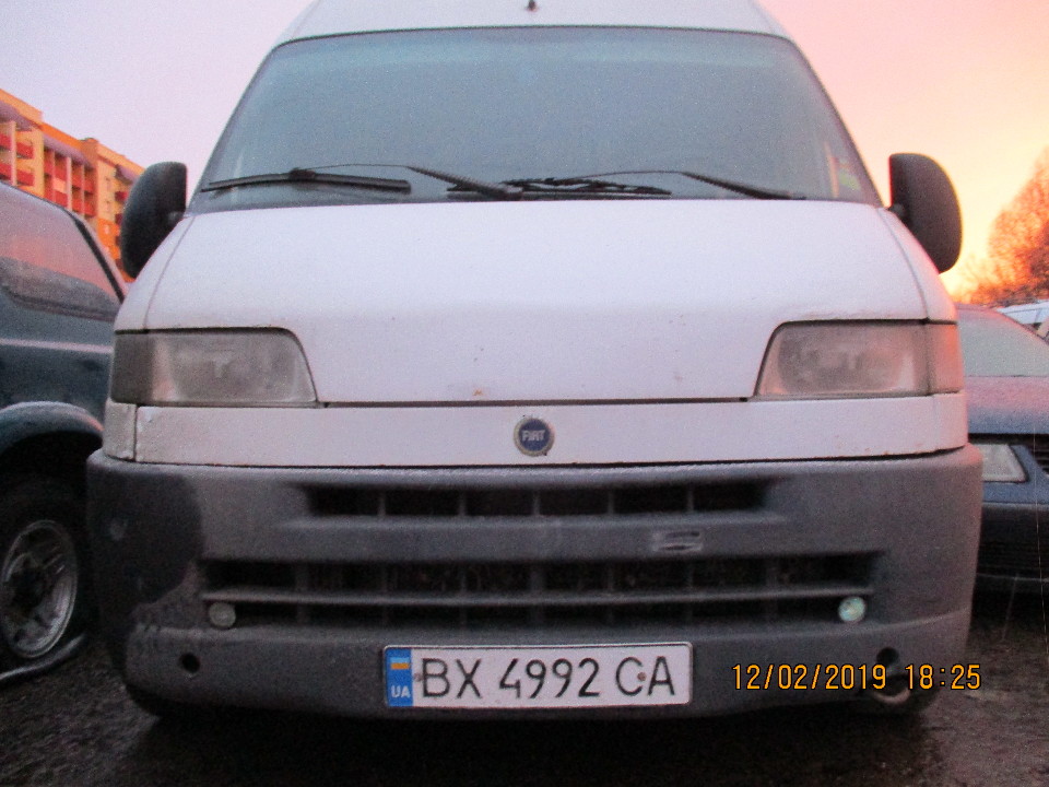 Автомобіль FIAT DUCATO, 2002 р.в., д.н.:ВХ4992СА, номер кузову:ZFA23000006225431