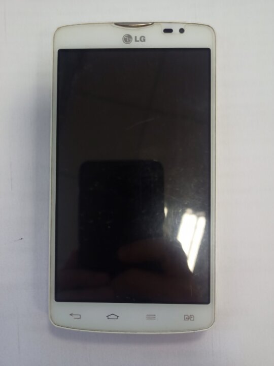 Мобільний телефон LG L80 Dual D830, IMEI 354106061157274, білого кольору, б/в