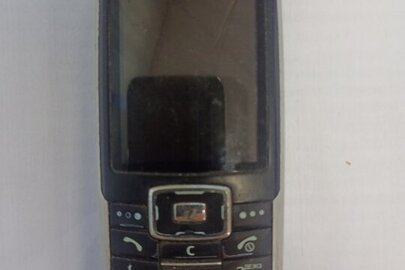 Мобільний телефон Samsung SGH-X700, IMEI 356893004617823, б/в, чорного кольору