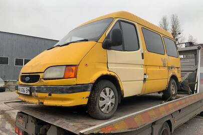 Автомобіль FORD TRANSIT, жовтого кольору, д.н. АХ6186ВМ, 1995 р.в.,VIN: WF0LXXGBVLSM50636