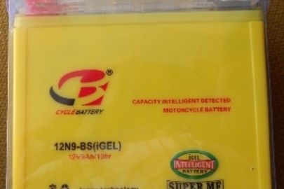 Акумулятор у плівці CYCLE Battery 1219-BS(IGEL) 12V9Ah//10HR у кількості 4 шт.