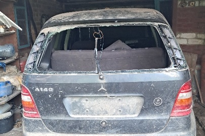 Транспортний засіб марки Mercedes-Benz A160,1998 року випуску,синього кольору, ДНЗ WE725LT, VIN №WDB1680071J124816
