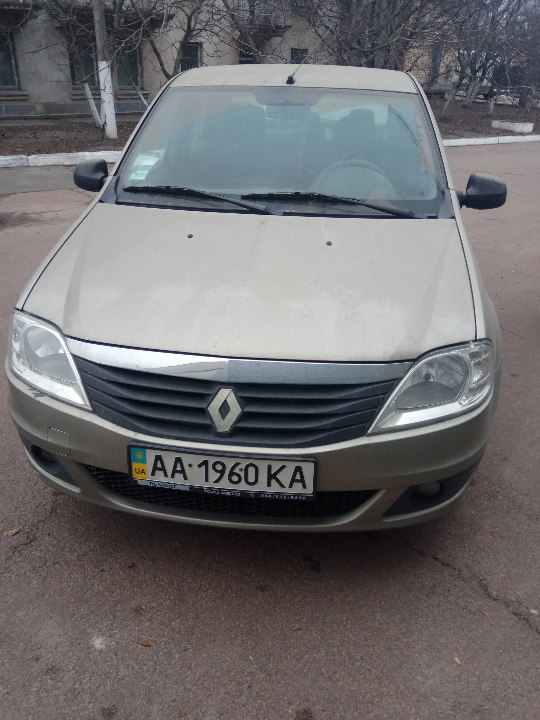 Транспортний засіб  RENAULT LOGAN, 2010 р.в., ДНЗ: AA1960KA, № кузову: VF1LSRABH43885883