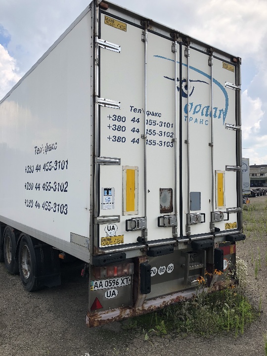 Напівпричіп-рефрижератор LATRE 99-3056, 1998 р.в., ДНЗ: АА0596XT, номер шасі (рами, кузова): YE730PF38WH200105