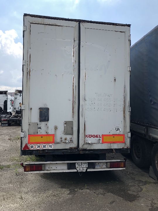 Напівпричіп KOGEL SN24P100, 2001 р.в., ДНЗ: 16873KA,  номер шасі (рами, кузова): WKOSN002410789815