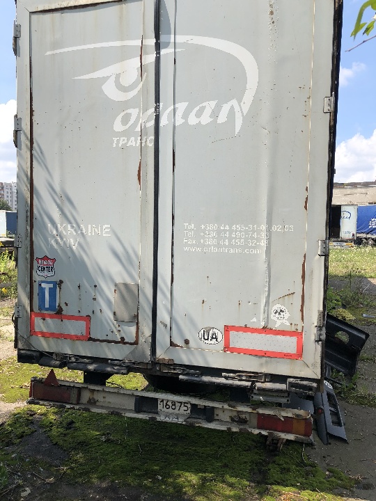 Напівпричіп KOGEL SN24P100, 2001 р.в., ДНЗ: 16875KA, номер шасі (рами, кузова): WKOSN002410789816