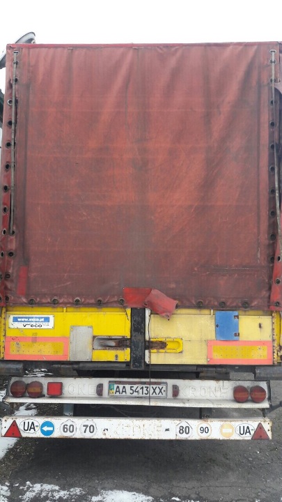 Напівпричіп KRONE SDP 27, 1998 р.в., ДНЗ: АА5413ХХ, № кузову: WKESDP27000W09742
