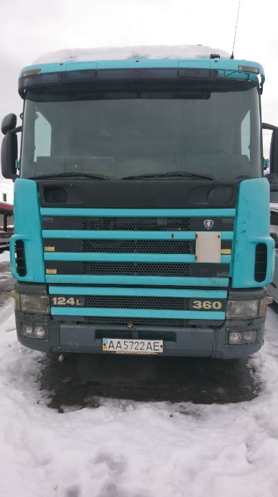 Транспортний засіб сідловий тягач SCANIA 124, 1997 р.в., реєстраційний номер  АА5722AE, № кузову: VLUR4X20009024841
