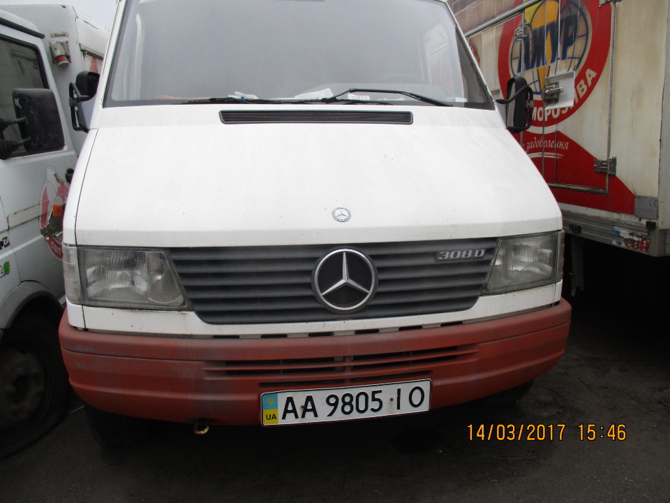 Транспортний засіб  MERCEDES-BENZ 308, 1998 р.в., ДНЗ: АА9805ІО, № шасі: WDB9033121Р754046