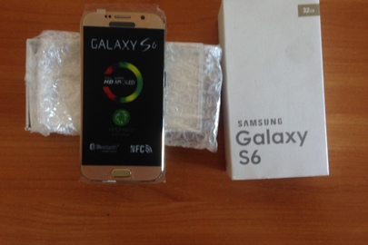 Мобільний телефон марки Samsung Galaxy S6 32gb, модель G920F, IMEI 359092069443841, у кількості - 1 шт.