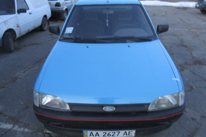 Транспортний засіб  FORD ORION, 1990 р.в., реєстраційний номер AA2627AE, № шасі( кузова, рами): WFOFXXGCAFLG65231