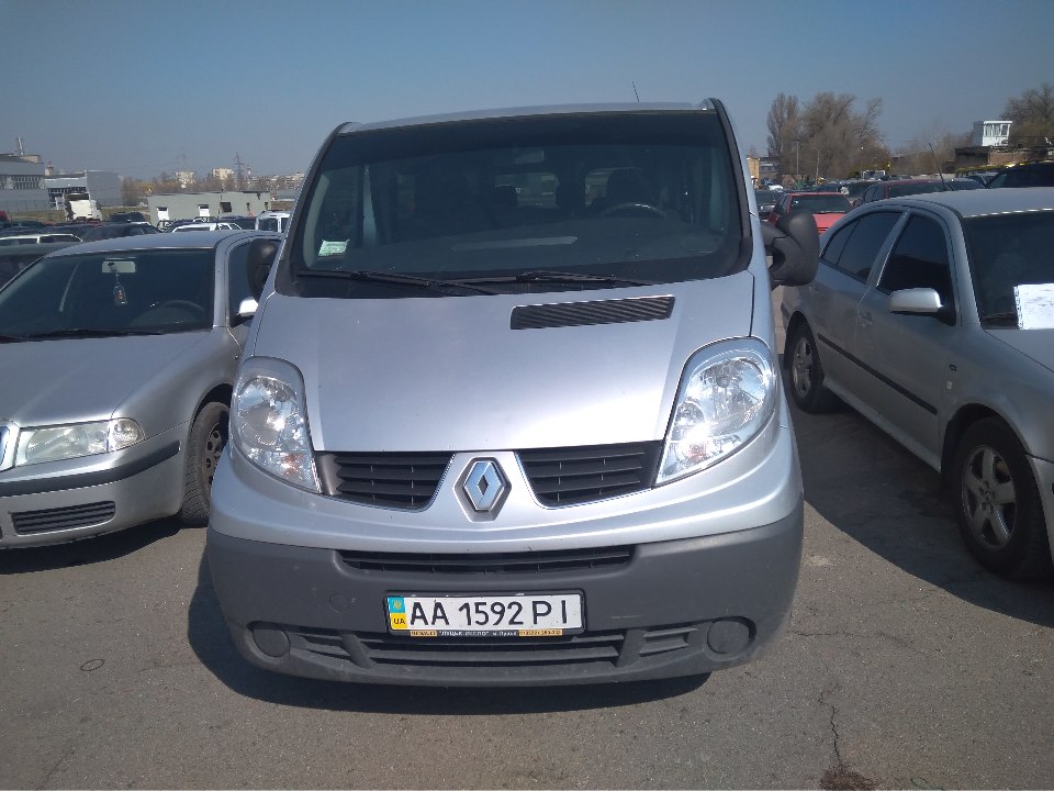 Транспортний засіб  RENAULT TRAFIC, 2009 року випуску, реєстраційний номер АА1592PI, VIN VF1JLJWB68Y297512
