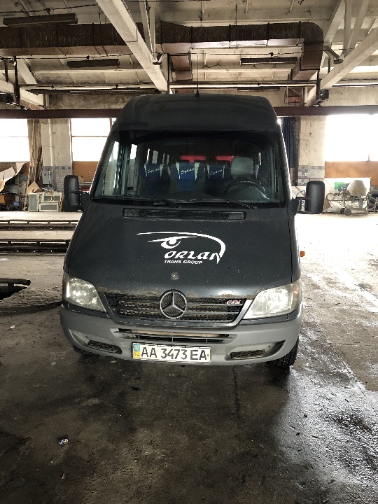 Транспортний засіб MERCEDES-BENZ SPRINTER 311 CDI, 2004 року випуску, реєстраційний номер АА3473ЕА, номер кузову: WDB9036631R773163