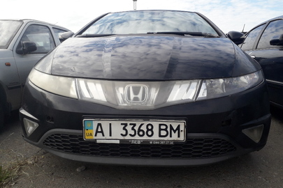 Транспортний засіб  HONDA CIVIC, 2008 року випуску, реєстраційний номер АI3368BM, № шасі( кузова, рами): SHHFK28608U025954