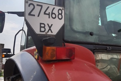 Трактор колісний МТЗ Беларус 1523, 2015 року випуску, реєстраційний номер 27468ВХ (заводський номер 15006858), номер двигуна 145556