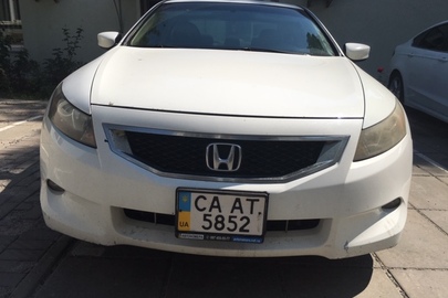 Транспортний засіб  HONDA ACCORD, 2008 року випуску, реєстраційний номер CA5852AT, № шасі( кузова, рами): 1HGCS21808A009246