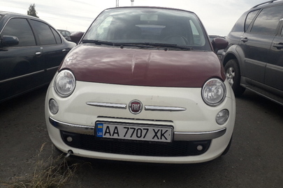 Транспортний засіб FIAT CINQUECENTO, 2012 року випуску, реєстраційний номер АА7707XK, № шасі( кузова, рами): ZFA31200000849948