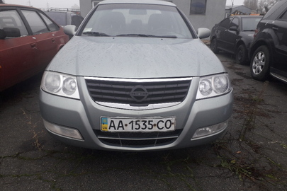 Транспортний засіб  NISSAN ALMERA, 2007 року випуску, реєстраційний номер АА1535CO, № шасі( кузова, рами): KNMCSHLMS7P642345