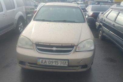 Транспортний засіб  CHEVROLET LACETTI NF196, 2008 року випуску, реєстраційний номер АА0915HA, № шасі( кузова, рами): KL1NF196E8K822217