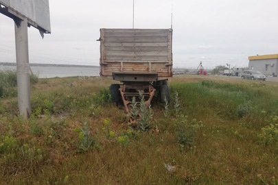 Колісний транспортний засіб причіп ГКБ 8350 (бортовий-Е), 1989 року випуску, реєстраційний номер ВМ2858ХХ, шасі № 235980, сірого кольору