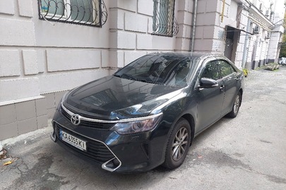 Легковий автомобіль TOYOTA CAMRY, 2017 р.в., ДНЗ KA6355KI, VIN/номер шасі (кузова, рами): JTNBF4FKX03035274
