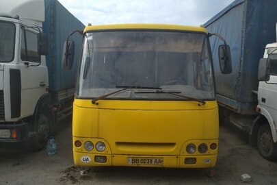 Автобус Богдан А09201 (пасажирський-D), реєстраційний номер ВВ0238АА, колір жовтий, 2006 року випуску, кузов №Y7BA092016B000907