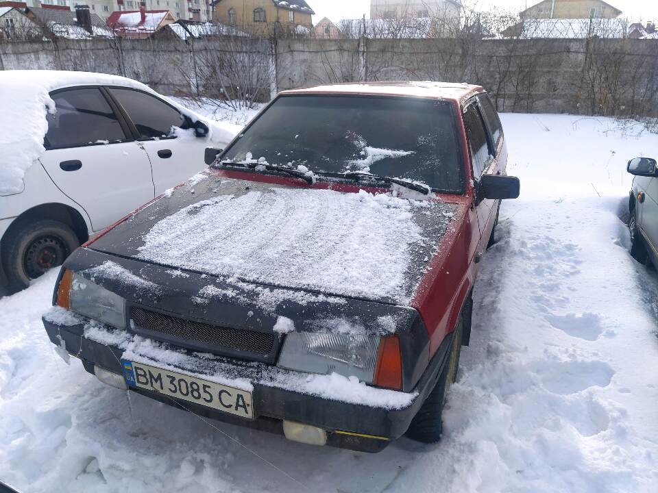 Колісний транспортний засіб ВАЗ 21081 (легковий хетчбек-В), 1993 року випуску, реєстраційний номер: ВМ3085СА, колір червоний, кузов №ХТА210810Р1246256