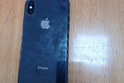 Мобільний телефон марки "Apple iPhone X", 1 шт., був у використанні, IMEI № 354844090541395
