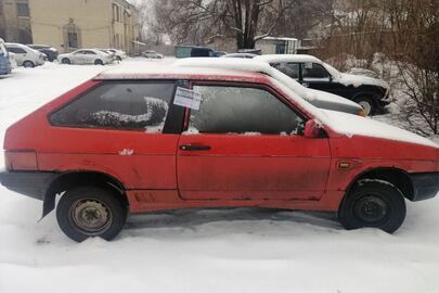 Легковий автомобіль: ВАЗ 2108, червоного кольору, 1987 р.в., ДНЗ: АН7526НТ, VIN: ХТА210800Н0126153