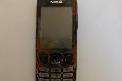 Мобільний телефон марки «NOKIA», чорного кольору, б/в, 1 од.