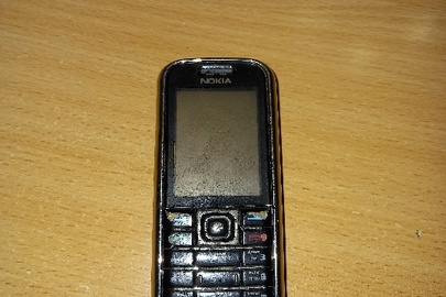 Мобільний телефон марки «NOKIA 6233», чорного кольору, б/в, 1 од.