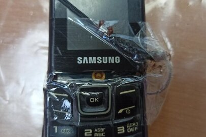 Мобільний телефон марки «Samsung» , IMEI 1- 356203/05/082069/5, IMEI 2- 356203/05/082069/3, б/в