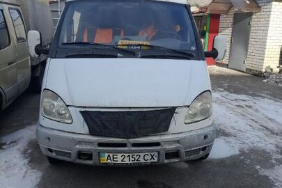 Автомобіль марки ГАЗ, модель: 2705-434, категорія: легковий, рік виробництва: 2008, VIN: X9627050080615384, номер кузова: 27050080391327, номерний знак: АЕ2152СХ, колір: білий