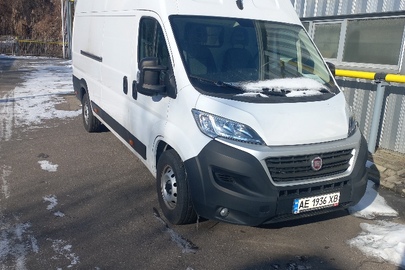 Автомобіль марки FIAT, модель: DUCATO, категорія: ВАНТАЖНИЙ, рік виробництва: 2022, VIN: ZFA25000002U99005, номер кузова: ZFA25000002U99005, номерний знак: AE1936XB, колір: білий