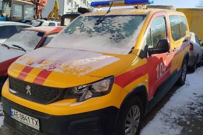 Автомобіль марки PEUGEOT, модель: RIFTER, категорія: легковий, рік виробництва: 2022, VIN: VR3EC9HPANJ566382, номер кузова: VR3EC9HPANJ566382, номерний знак: AE0841TX, колір: білий