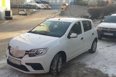 Автомобіль марки RENAULT, модель: SANDERO, категорія: легковий, рік виробництва: 2021, VIN: VF15SRKL468470033, номер кузова: VF15SRKL468470033, номерний знак: AE5413TC, колір: білий