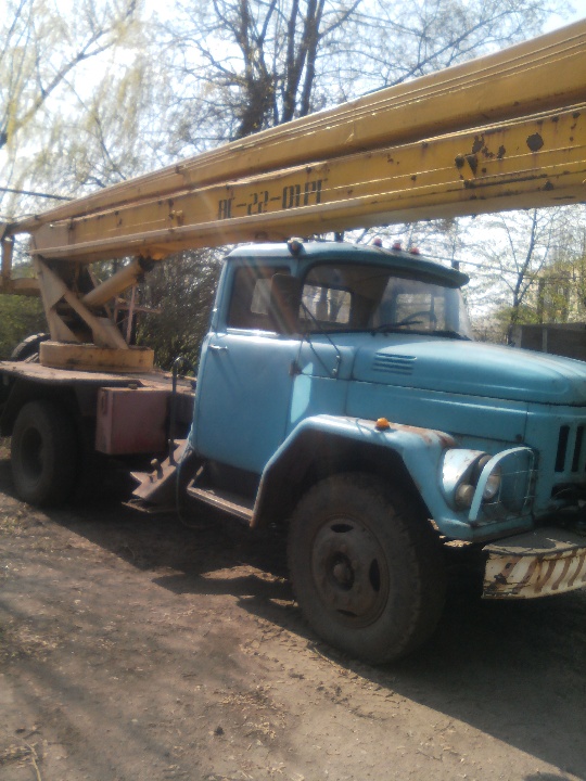 Вантажний автомобіль: ЗИЛ-431412, ВС 22АМС (автопідйомник спеціальний), 1989 р.в, синього кольору, ДНЗ: ВВ 2614 ВК, VIN: XTZ431412K2932361 