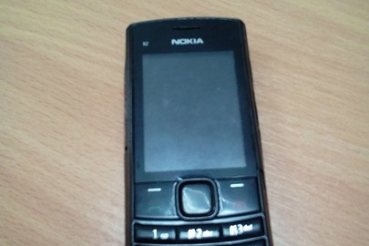 Мобільний телефон марки "NOKIA", модель Х2-02, імеі 1: 355938/05/958454, імеі 2: 355938/05/958455/9, б/в