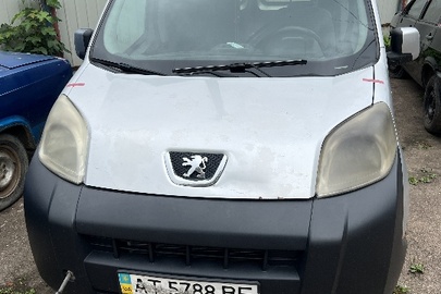 Колісний транспортний засіб марки Peugeot, модель: Bipper, 2010 р.в., д.н.з. АТ5788ВЕ, номер кузова (VIN): VF3AA8HSCA8007556, сірого кольору