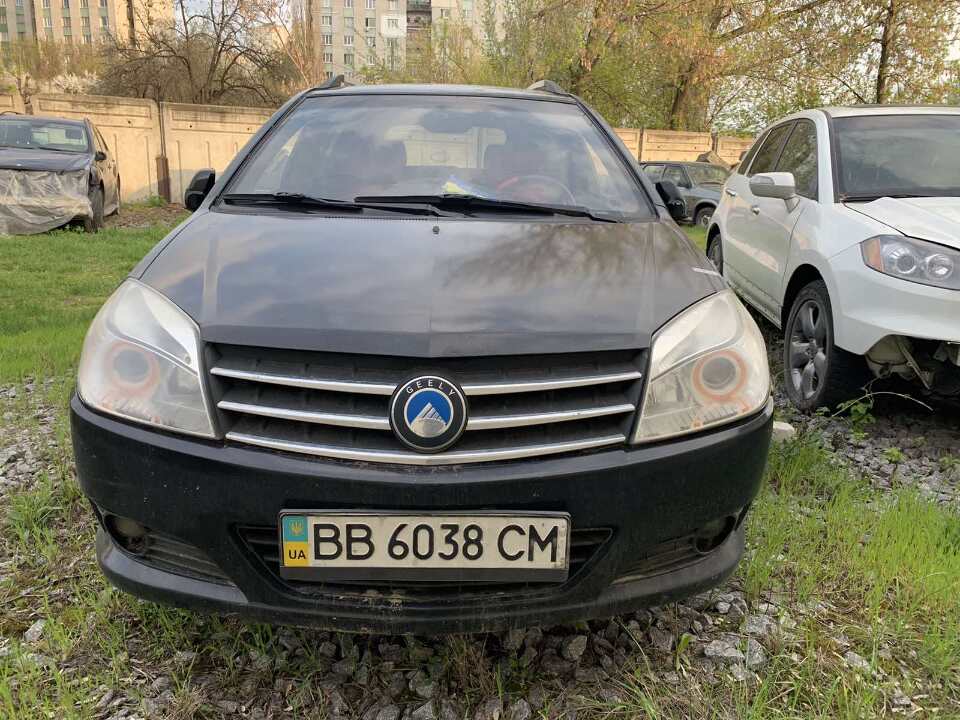 Транспортний засіб марки GEELY MK CROSS, чорного кольору, номер кузова LB37422S2DL026929, реєстраційний номер ВВ6038СМ
