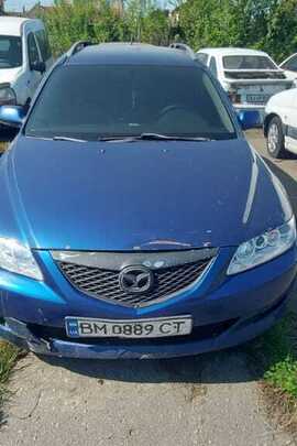 Легковий автомобіль MAZDA 6 (універсал-В) 2004 року випуску, колір авто - синій, номер кузова: JMZGY19R201170697, реєстраційний номер ВМ0889СТ