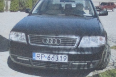 Транспортний засіб марки AUDI A6, 1998 року випуску, реєстраційний номер RP66319, № куз. WAUZZZ4BZWN136033, синього кольору, об'єм двигуна - 2496 см. куб., дизель