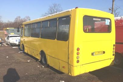 Автобус Богдан А-09202, 2008 року випуску, ДНЗ ВС2791АА, жовтого кольору, № куз. Y6LA092028L000167, об'єм двигуна - 4570, дизель