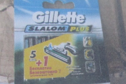 Змінні леза для безпечних бритв т.м. "Gillette Slalom Plus" у кількості 13440 шт.