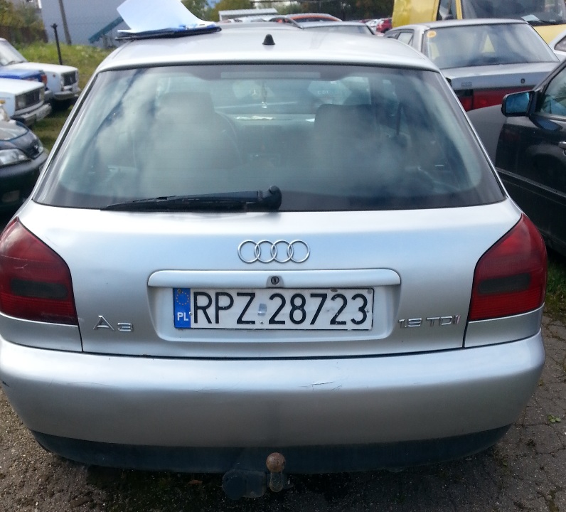 Транспортний засіб марки Audi  А3, 2000 року випуску, сірого кольору, реєстраційний номер RPZ28723, №куз. WAUZZZ8LZYA072764, об'єм двигуна - 1896 см. куб., дизель