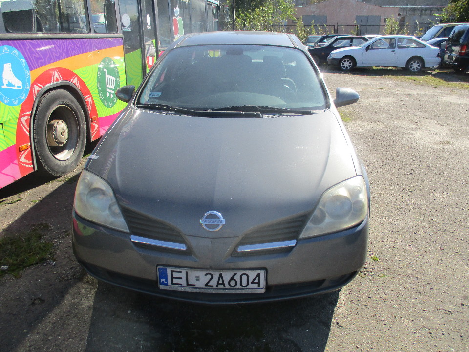 Транспортний засіб марки NISSAN Primera, 2004 року випуску, реєстраційний номер EL2A604, № куз. SJNTEAPL2U0208602, сірого кольору, об'єм двигуна - 1870 см. куб., дизель
