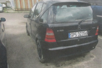 Транспортний засіб марки Mercedes-Benz А 160, 1998 року випуску, темно-сірого кольору, реєстраційний номер SPS32356, №куз. WDB1680331J046604, об'єм двигуна - 1598 см. куб., бензин