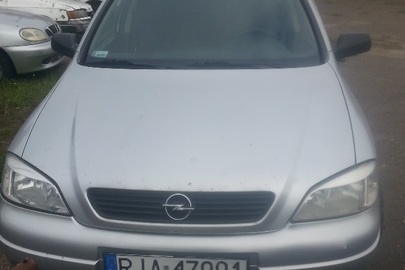 Транспортний засіб марки OPEL ASTRA,  2001 року випуску, реєстраційний номер RJA47991, № куз. WOLOTGF3522046959, сірого кольору, об'єм двигуна - 1598 см. куб., дизель