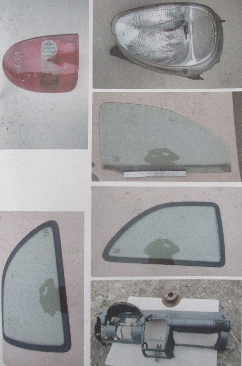 Придатні для експлуатації вузли та агрегати, а також непридатні неметалеві комплектуючі та металобрухт заг. вагою 150 кг, отримані після розукомплектування транспортного засобу марки OPEL Corsa, р.н. FJS324, 1996 року випуску